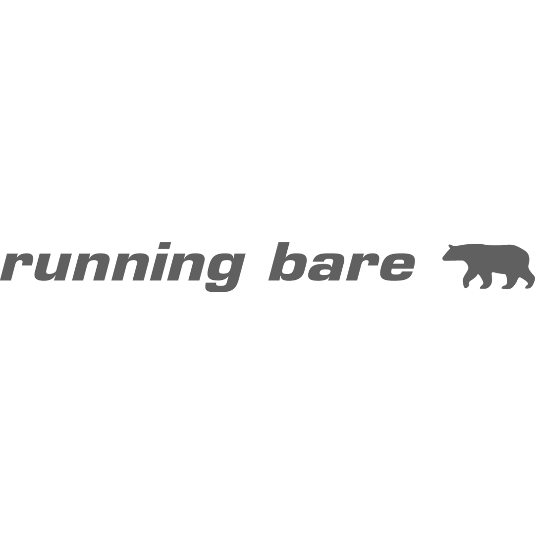 running bare logo
