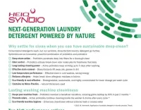 HeiQ Synbio Laundry Detergents brochure