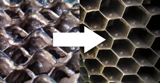HeiQ VivoTech water treatment before after
